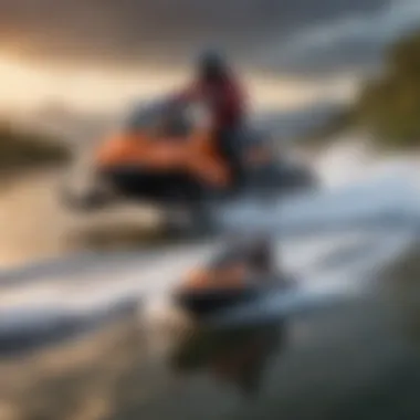 Infographic comparing Waydoo Flyer with other personal watercraft