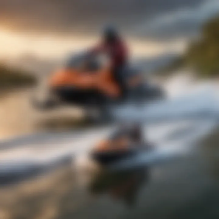 Infographic comparing Waydoo Flyer with other personal watercraft