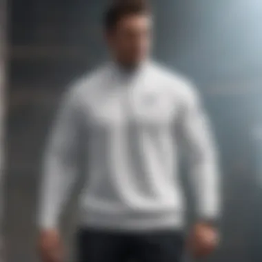 High-performance features of white champion pullover