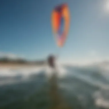 Wing Kiter Riding the Wind