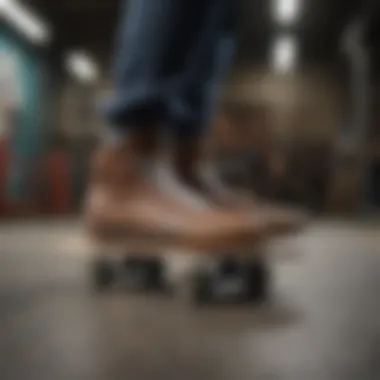 Youth skateboard shoes durability test