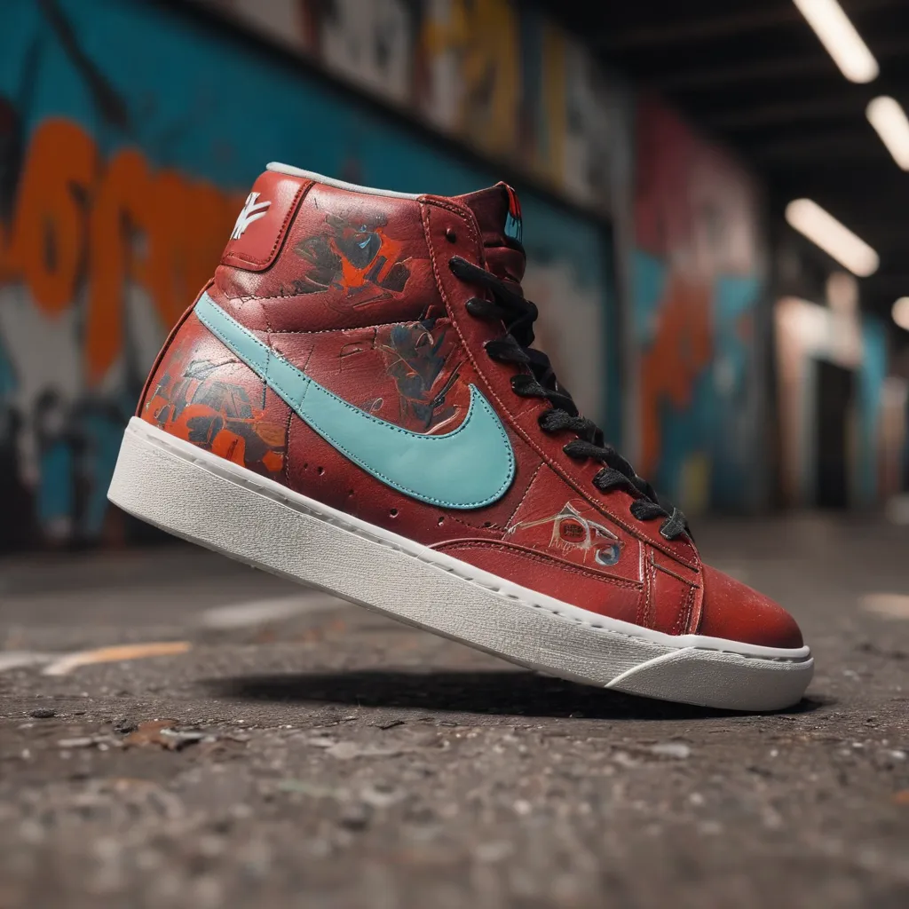 custom nike blazer high