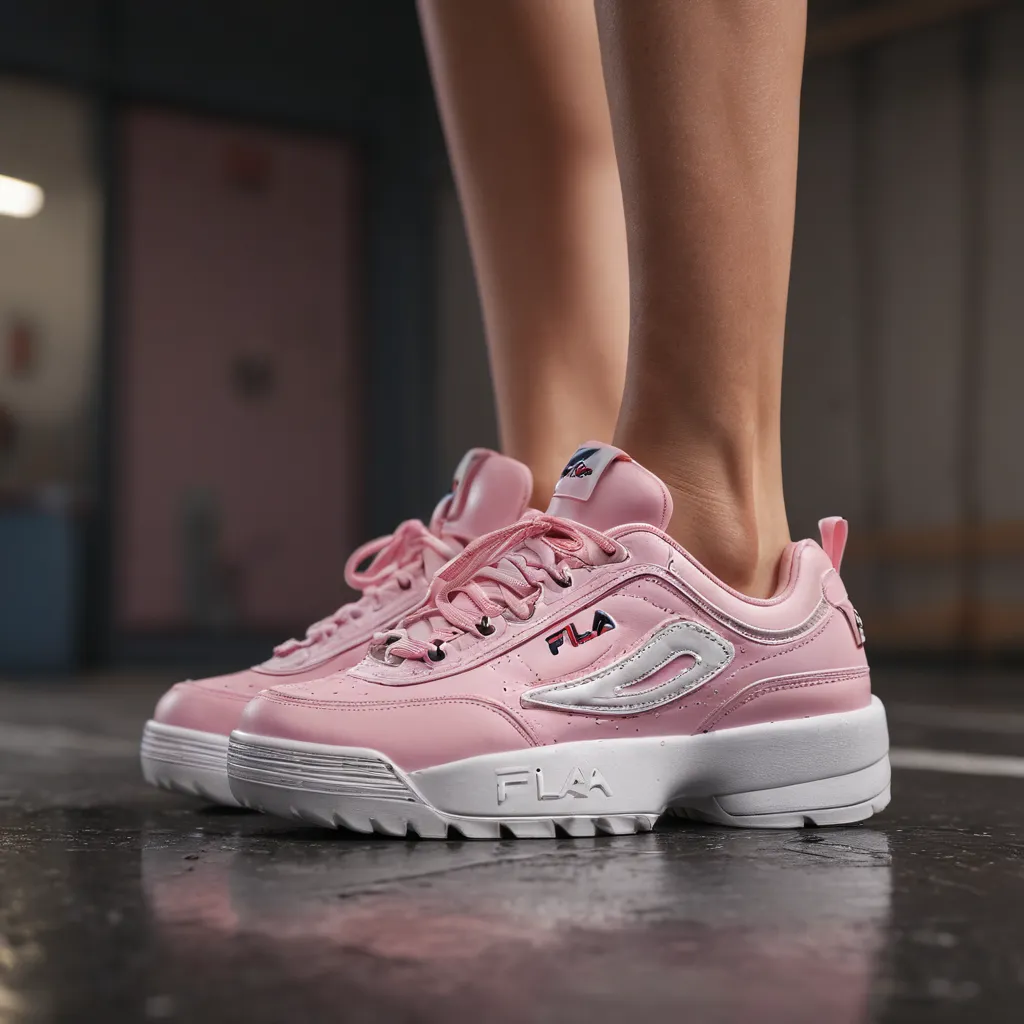 Unveiling the Stylish Fila Disruptor 2 Pink and White Sneaker